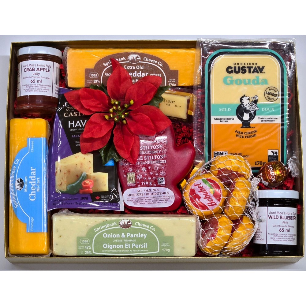 Cheese and  Homemade Jam Gift Box (large)